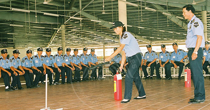 Công ty dịch vụ bảo vệ tại KCN Phước Đông